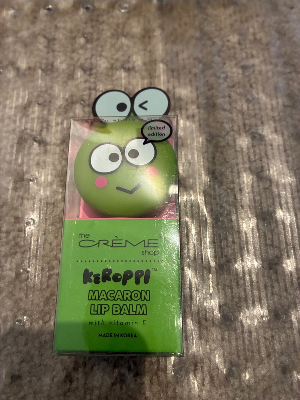 The Crème Shop Keroppi Macaron Lip Balm - Green